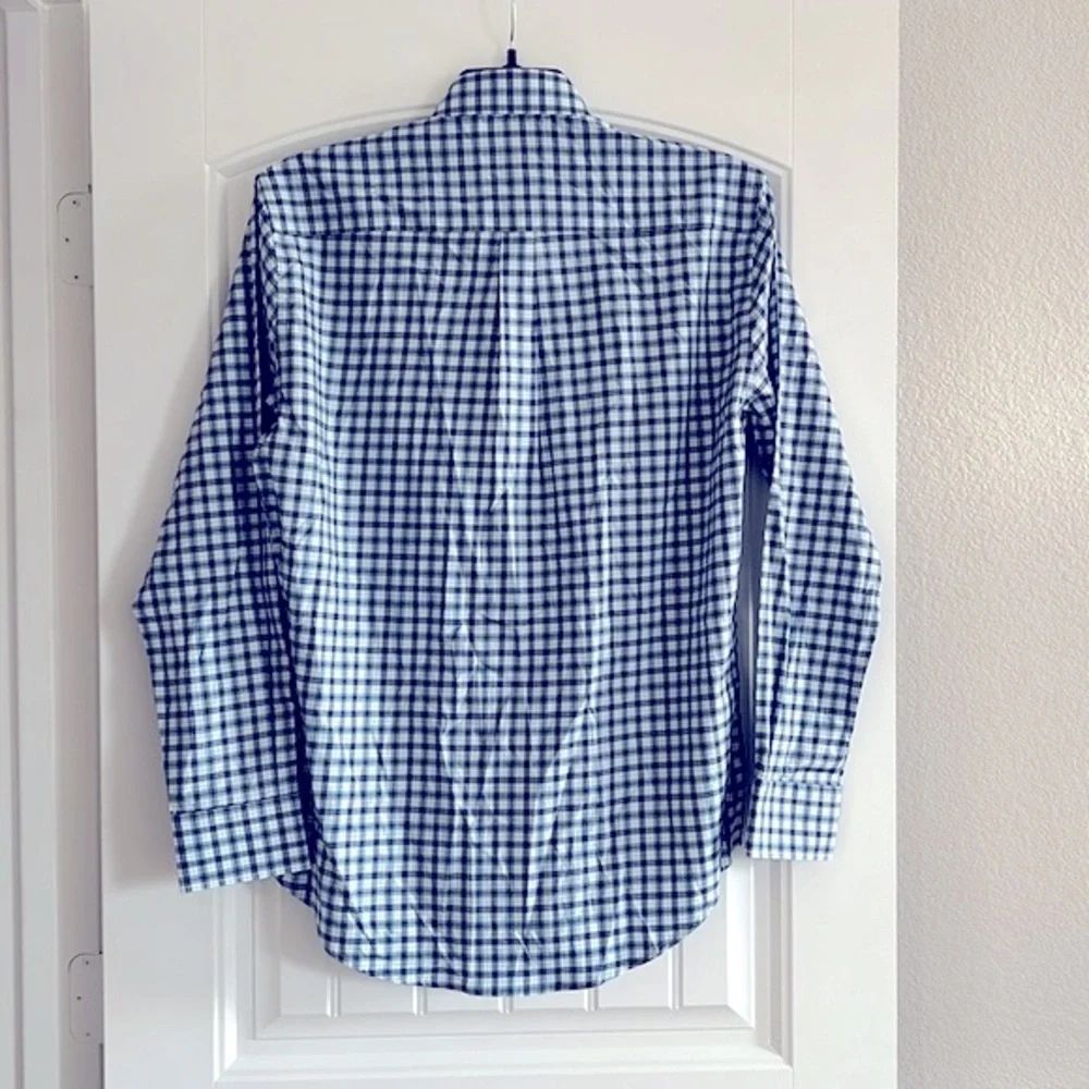 Peter Millar Crown Soft Cotton Silk Sport Shirt in Blue, Size M, New w/Tag $148 - Picture 3 of 9
